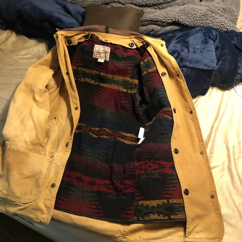 Vintage women woolrich button up jacket size small